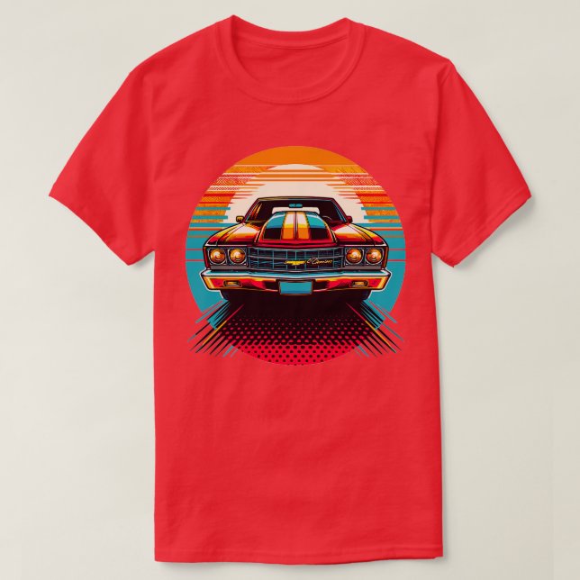 Chevrolet El Camino 9 T Shirt (Design framsida)