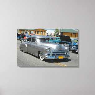 Chevrolet Fleetline affisch 1950 Canvastryck