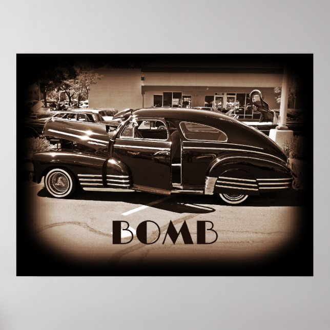 Chevrolet Fleetline Lowrider Bomb Poster (Framsidan)
