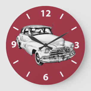 Chevrolet Fleetmaster bilillustration 1948 Stor Klocka