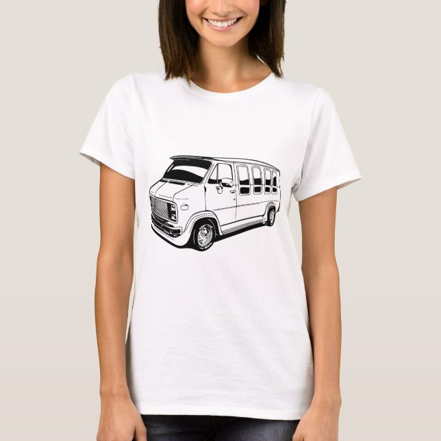 Chevrolet G20 skåpbil T-shirt (Framsida)