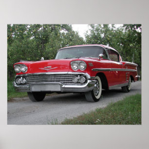 Chevrolet Impala 1958 Poster