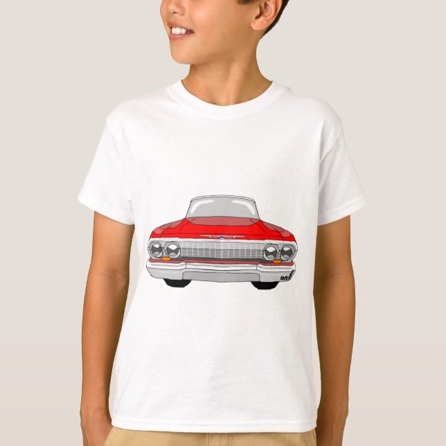 Chevrolet Impala 1963 T Shirt (Framsida)