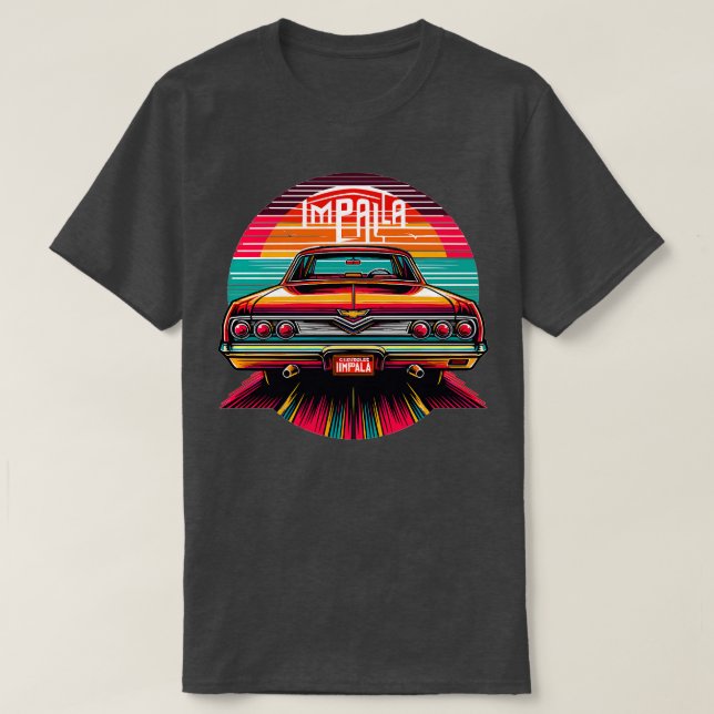 Chevrolet Impala 3 T Shirt (Design framsida)