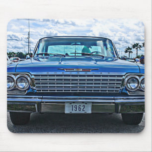 Chevrolet Impala Hotrod muskelbil 1962 Mousepad Musmatta
