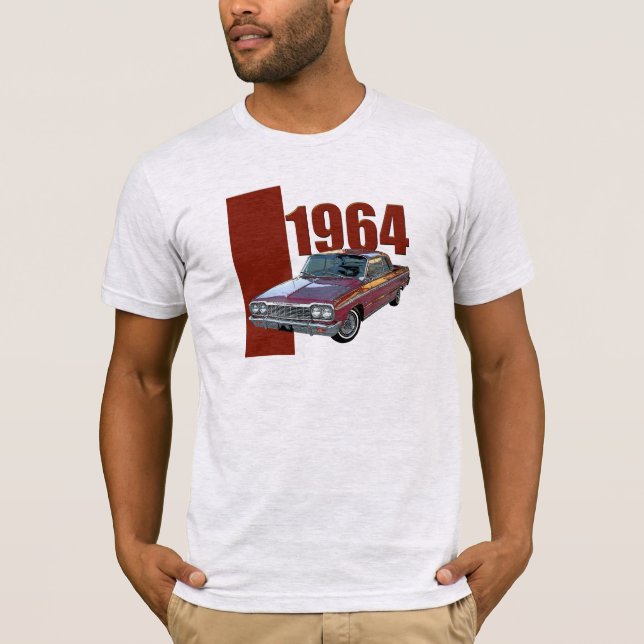Chevrolet Impala t-skjorta 1964 T Shirt (Framsida)