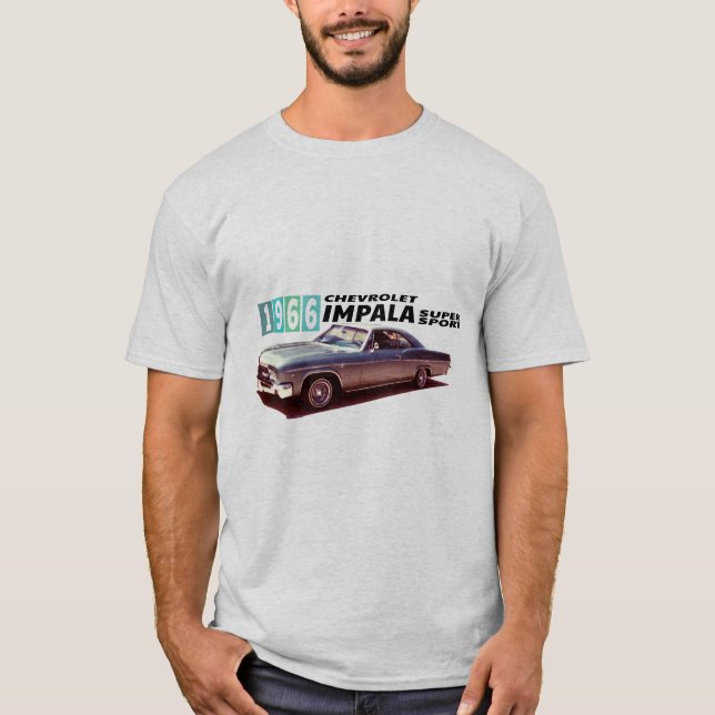 Chevrolet Impala toppensport 1966 T Shirt (Framsida)