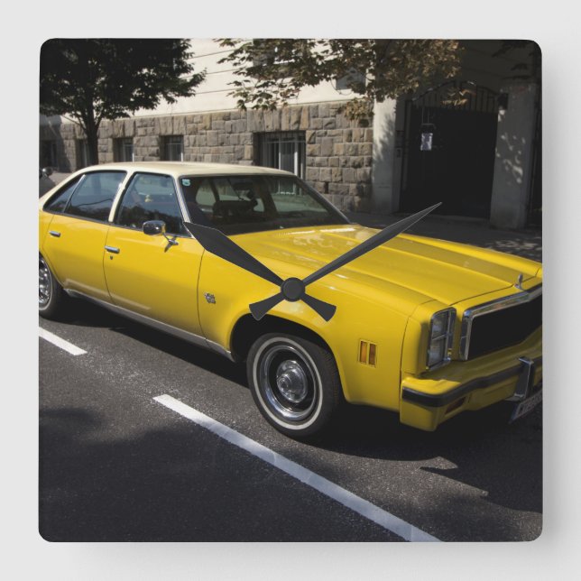 Chevrolet Malibu Classic Fyrkantig Klocka (Framsida)