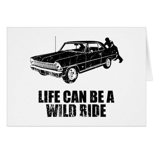 Chevrolet Nova 1967 SS Hälsningskort (Framsidan Horizontal)