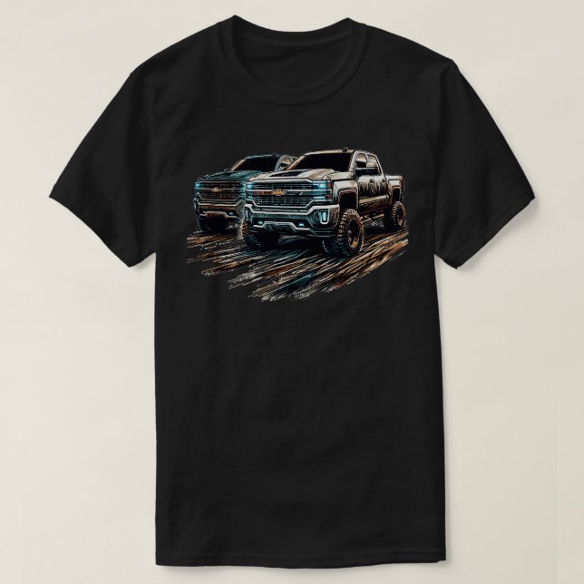 Chevrolet Silverado 12 T Shirt (Design framsida)