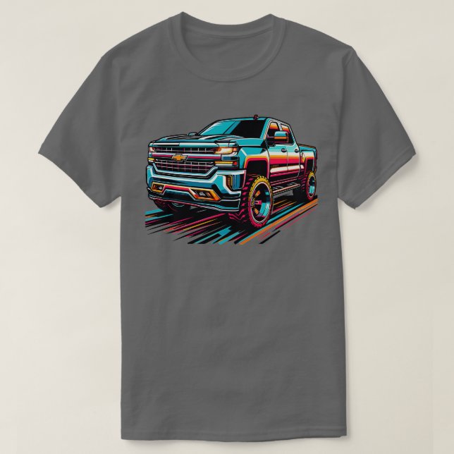 Chevrolet Silverado 13 T Shirt (Design framsida)