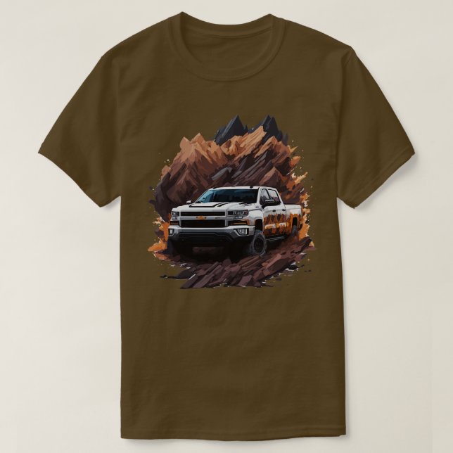 Chevrolet Silverado av väg T Shirt (Design framsida)