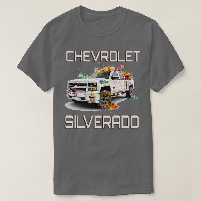 CHEVROLET SILVERADO T SHIRT (Design framsida)