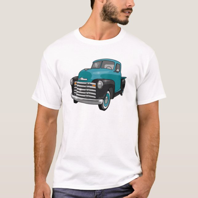 Chevrolet Stepside pickup lastbil 1951 T Shirt (Framsida)