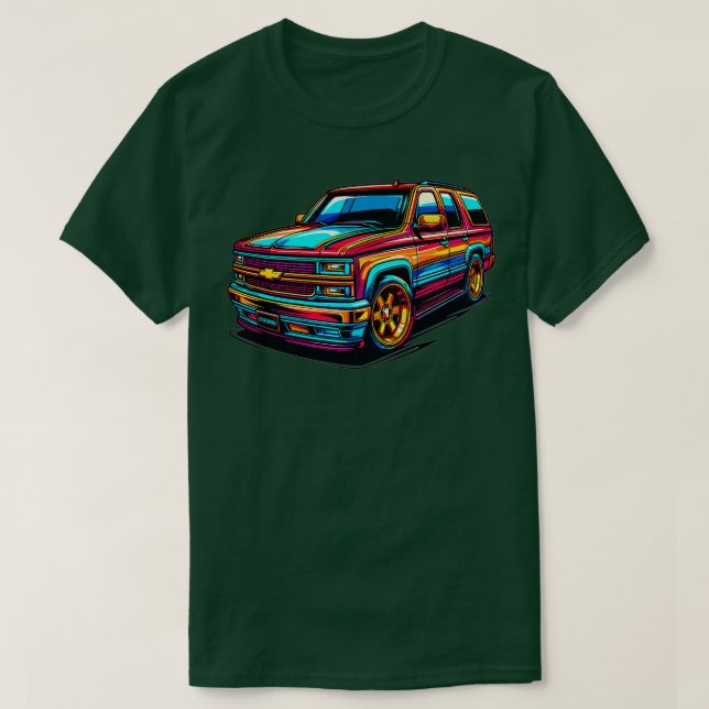 Chevrolet Suburban 14 T Shirt (Design framsida)