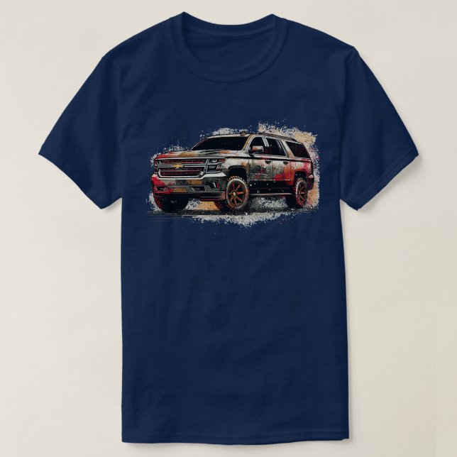 Chevrolet Suburban 9 T Shirt (Design framsida)