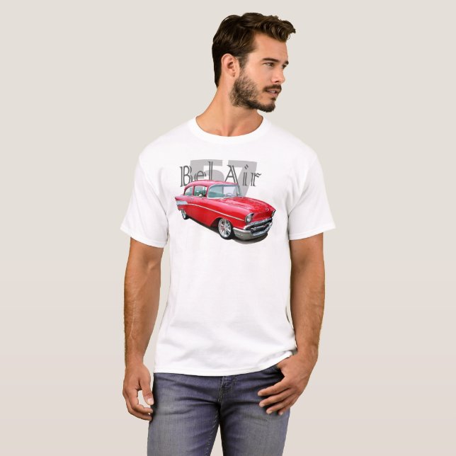 Chevrolet T-tröja 1957 Tee Shirt (Hel framsida)