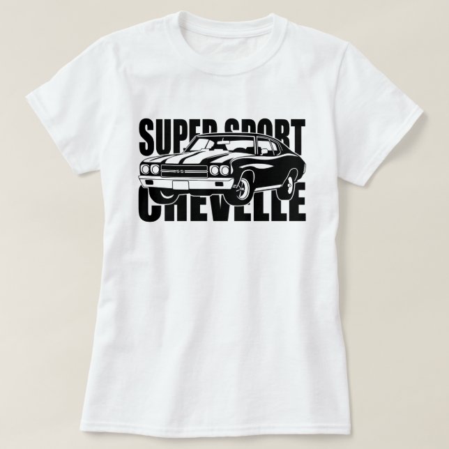 Chevrolet Toppen Sport Chevelle 1970 T Shirt (Design framsida)