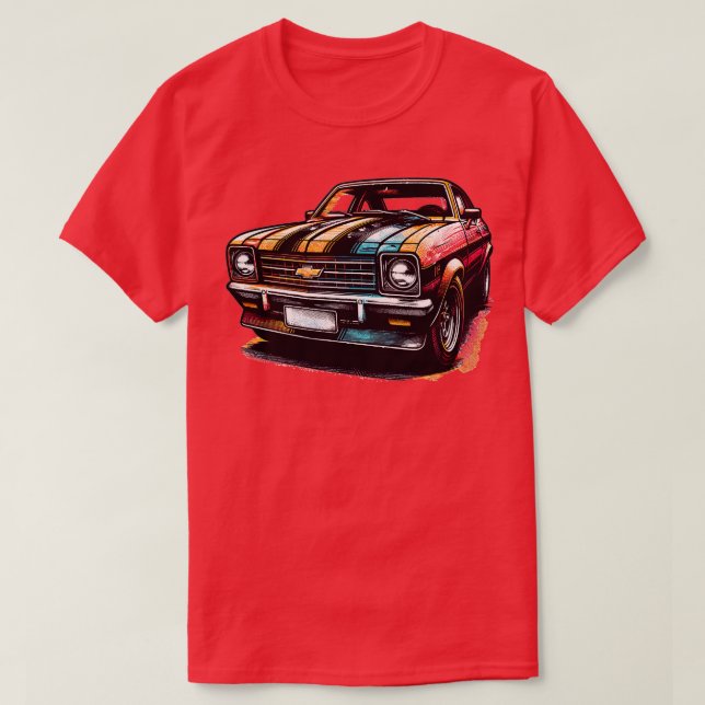 Chevrolet Vega 10 T Shirt (Design framsida)