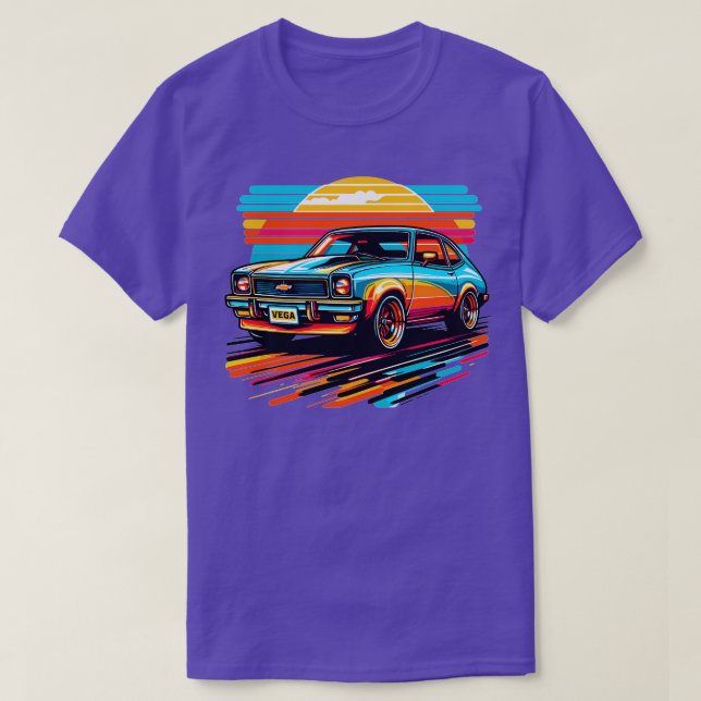 Chevrolet Vega 9 T Shirt (Design framsida)