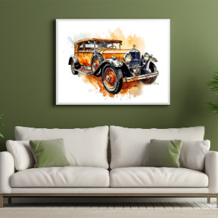 Chevrolet Vintage bil Timless Automobile Art Poster