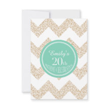 Chevron 20:e Födelsedagsfesten Välj Färg-platta ko