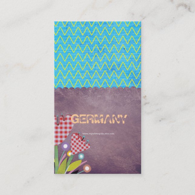 Chevron-Affärskort Visitkort (Framsida)