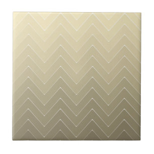 Chevron Backsplash Cappuccino Ombre Mönster Kakelplatta