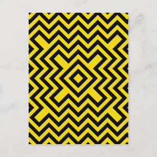 Chevron Bee Vykort