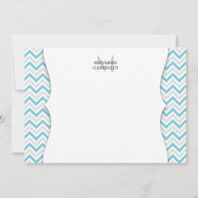 Chevron Blue och Modern Personlig (Framsida)