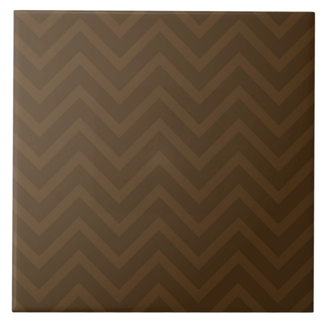 Chevron Brown Kakelplatta (Framsidan)