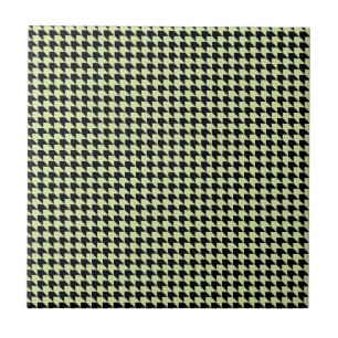 Chevron Checks Mint and Black Kakelplatta