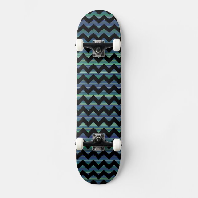 Chevron coola rand skateboard bräda 20 cm (Framsida)