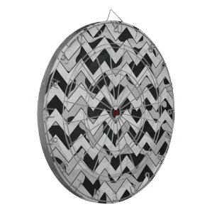 Chevron Cow Black and White Piltavla