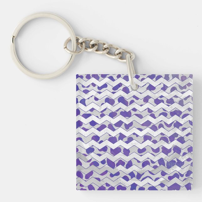 Chevron Dalmatian Lila and White (Framsidan)