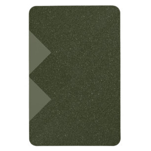 Chevron Edge Moss Grön Magnet – Anpassningsbar