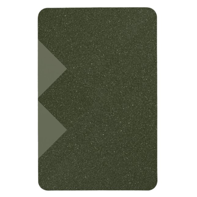 Chevron Edge Moss Grön Magnet – Anpassningsbar (Vertikal)