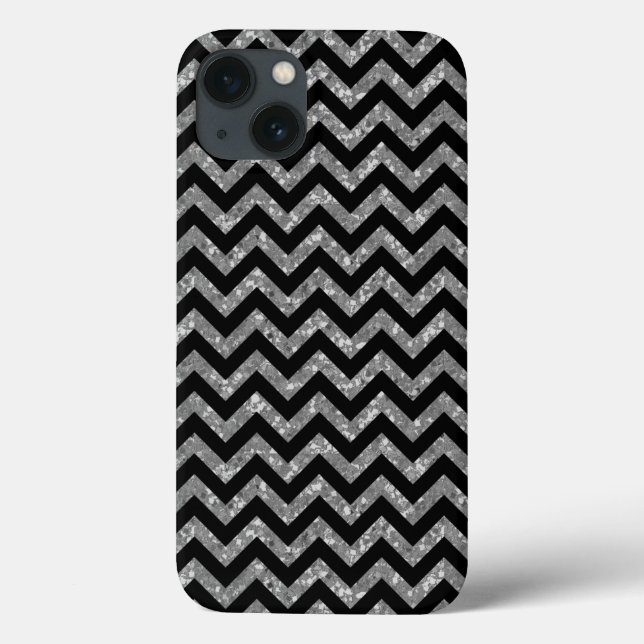 Chevron Glitter Titta iPad Air BT Fodral (Baksida)