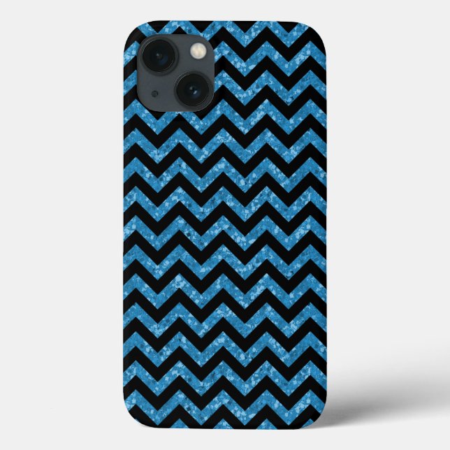 Chevron Glitter Titta iPad Air BT Fodral (Baksida)