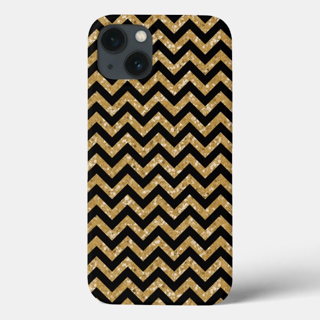 Chevron Glitter Titta iPad Air BT Fodral (Baksida)