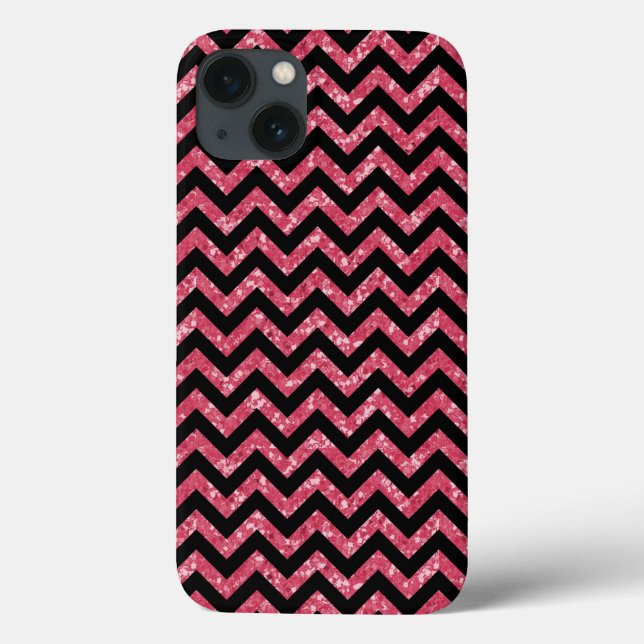 Chevron Glitter Titta iPad BT Fodral (Baksida)