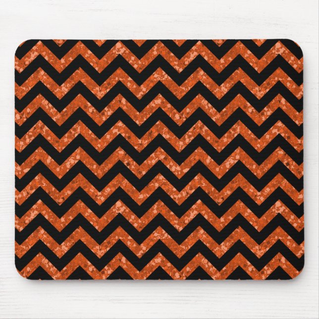 Chevron Glitter Titta Mousepad Musmatta (Framsidan)