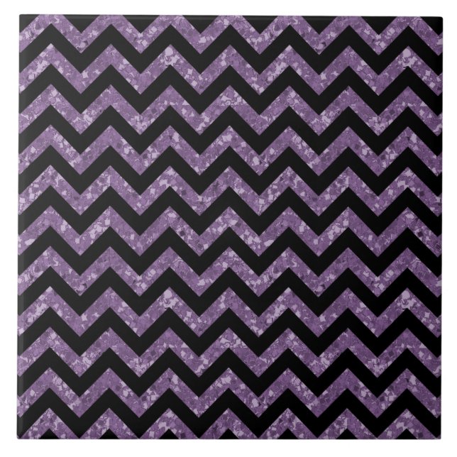 Chevron Glitter Titta Tile Kakelplatta (Framsidan)