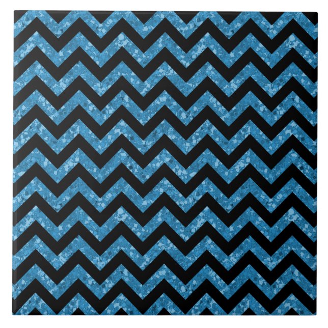 Chevron Glitter Titta Tile Kakelplatta (Framsidan)
