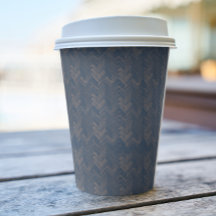 Chevron, Herringbone Mönster, Retro Blue