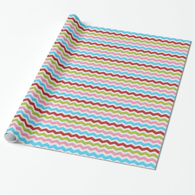 Chevron-julafton Papper Presentpapper (Utrullad)