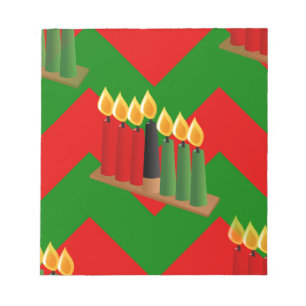chevron kwanzaa anteckningsblock