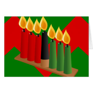 chevron kwanzaa hälsningskort
