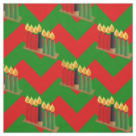 Chevron kwanzaa julafton christmas-väv tyg