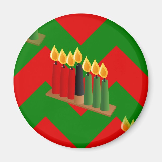 chevron kwanzaa magnet (Framsidan)